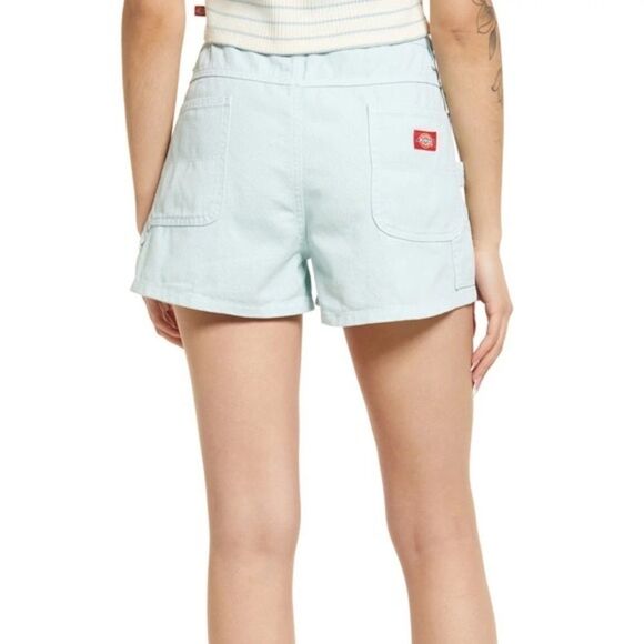 Dickies mint High Rise Carpenter Shorts Size 13/31 - Picture 2 of 5
